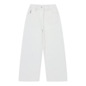 [블루테일]AZA4PT01WT화이트 와이드 데님팬츠