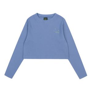 [블루테일]AZA4TS09VI크롭 바이올렛 티셔츠