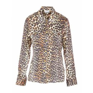 [GANNI] 라프리마 여성 셔츠 프린트 레오파드 W0321943 Multicolour /8