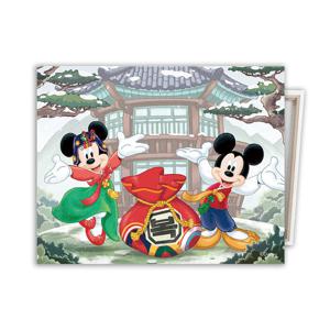 디즈니 보석십자수 한국의 미키와 미니 40x50 캔버스 DBS014