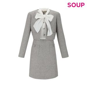 [숲]리본 타이 자켓형 원피스(SB3OPM5)