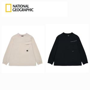 내셔널지오그래픽 키즈 US [2025 신상] K251USW220 어드벤처 우븐 세미오버핏 맨투맨 신학기룩 입학선물