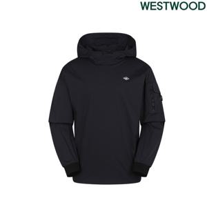 [웨스트우드]남성 봄 네오 와플 후드 티셔츠 WO1MNTR473