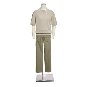 [레노마캐주얼]S/S 시원한 면100 통풍 소재 베이지 오픈카라티셔츠 RQFMKT73A