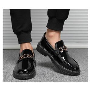 남자신발로퍼 1P 유광 반짝 캐주얼 정장 구두 단화