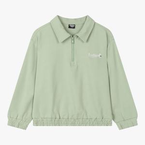 [인디고뱅크키즈]크롭이 대세 ~반오픈카라 크롭 맨투맨 IKMA23W05