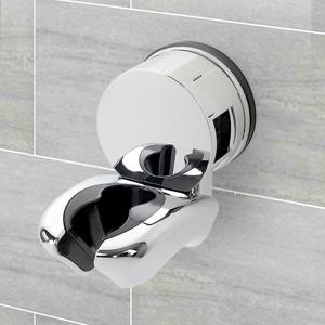 흡착식 샤워기걸이 크롬_샤워홀더 거치대 욕실 행거