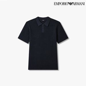 [엠포리오 아르마니]남성 숏 슬리브 폴로 니트(A515128004)