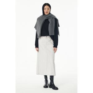 [보브]피그먼트 H라인 데님 스커트(7155155005)