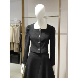 [에꼴드파리][에꼴드파리] 스퀘어넥 크롭 재킷 08ZRB39WJAM08Z (