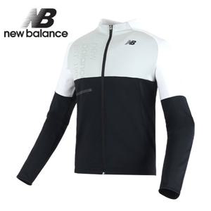 뉴발란스 남성 레터그래픽 트레이닝 집업(NBMD937021-19)_블랙