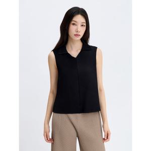 [플리츠미][플리츠미] 오픈 카라 플리츠 베스트_PPVTS125002