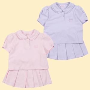 [로엠걸즈(아동)]피케티셔츠스커트상하셋업RGSM2535C