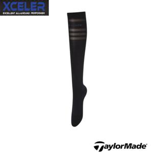 [테일러메이드]골프 여성 니삭스 TWASO5605-199 스트라이프 포인트 시스루 냉감 원사 논슬립 니삭스 양말