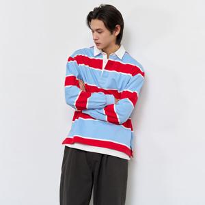 UNISEX 클래식 럭비 티셔츠 [BLUE] / SBE1U01008-MAN
