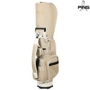 [핑골프][우산/양말증정]여성 배색 포인트 캐디백 121E7CB051_BG