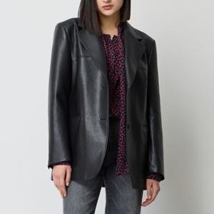 [시슬리] 페이크 레더 테일러드 자켓 sale71511