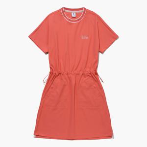 [르꼬끄골프] 여성 레터링 포인트 라운드넥 원피스 (GQ122LOP31)