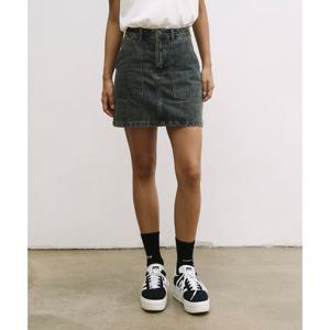 [빈트릴] SUNDAY 퍼티그 데님 미니 스커트 BA243SK553_ID