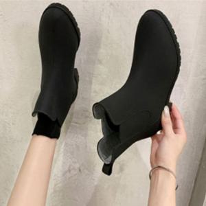 여성화 레인부츠 비오는날 첼시 발목장화 방수슈즈