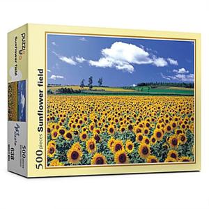 명화 풍경 직소퍼즐 500피스 해바라기들판4 PL638