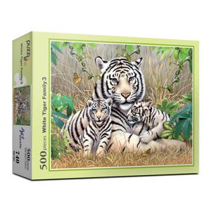 명화 풍경 직소퍼즐 500피스 백호의가족3 PL740