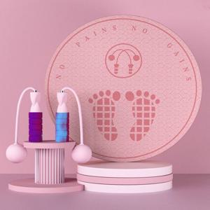 층간소음방지 줄넘기 매트 원형 실내운동매트