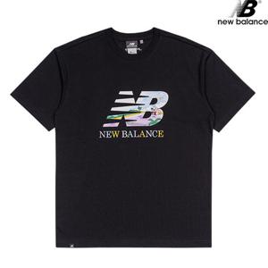 뉴발란스 NBNEC22603-BK TrIpper 빅로고 반팔티 남녀공용 티셔츠
