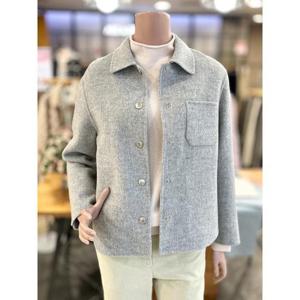 올앤선드리 세이브존01 울 블렌드 스탠카라 핸드메이드 자켓 A5S1J102