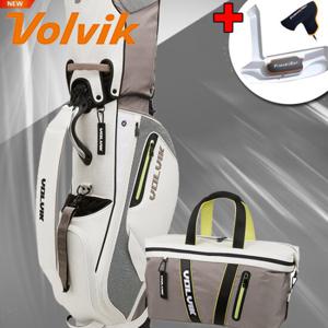 [볼빅]25년 VOLVIK 퍼포먼스 스포티 스탠드백 골프백세트[베이지]