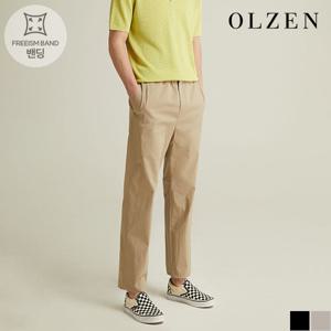 [올젠] 올리버 테이퍼드핏 밴딩 팬츠 (ZMD2PP1302)