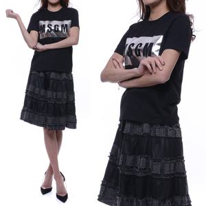 [엠에스지엠] 20SS 여성 로고 반팔티 (2841MDM95_207298_99A_20S)