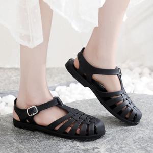 여자 물놀이 젤리 샌들 비올때 가벼운 신발 패션 슈즈