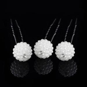 비즈볼 뒤꽂이 머리장식 헤어핀 U핀