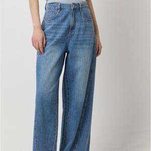 [시슬리] 사선 와이드 데님 팬츠 sadp80531