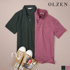 [올젠] 로고 썸머 반팔 카라 티셔츠 (ZPD2TT1802)