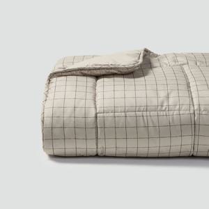 [JAJU/자주] 그리드 피치스킨 차렵이불_SS_베이지