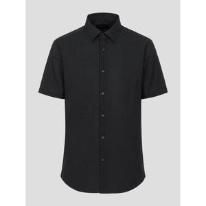 [로가디스] 솔리드 레귤러핏 컬러 셔츠 - 블랙 (MA5465AC35)