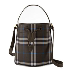 버버리 플래드 패턴 드로우스트링 크로스바디 백 8108303 C1213