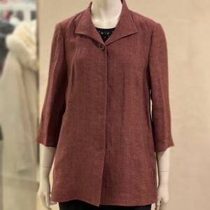 [벨리시앙]오픈 칼라 린넨 100 재킷(2color) JK4203