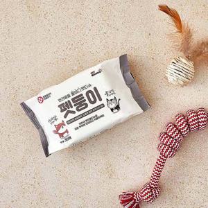 펫모닝 펫둥이 올바디펫티슈 30매