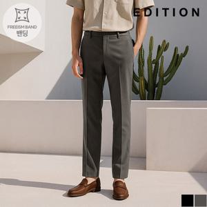[에디션] 린넨 베이직 사이드밴딩 팬츠 (NED2PP1905)
