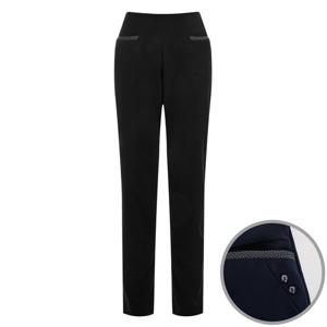 샵앤) 여성 허리밴딩 편안한 스판 간절기 일자 단추 슬랙스 팬츠 ACE-WPT-20400-블랙