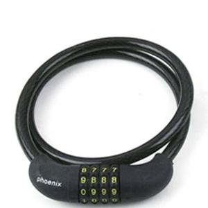 도난 방지 강철 와이어 자전거키 자물쇠 선택 번호형