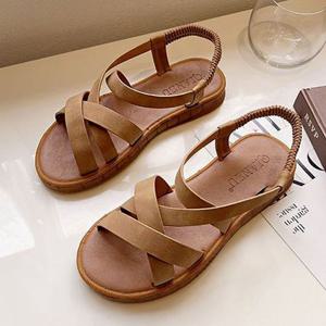 여자 여름 데일리 슈즈 휴양지 캐주얼 스타일 샌들