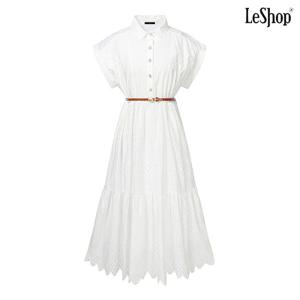 [르샵]벨티드 펀칭 롱 원피스 (DP2OW001A)