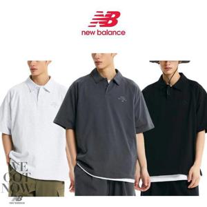 뉴발란스 남녀공용 기본로고 카라티 NBNFE21043