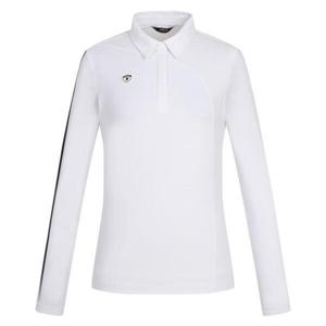 [팬텀]여성배색포인트냉감소매긴팔티셔츠  221E1TO205  WH_GJA