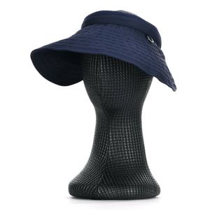 샵앤) 국산 여성 오픈형 무지접이 와이어 챙 썬캡 모자 KM-WH-0818-네이비
