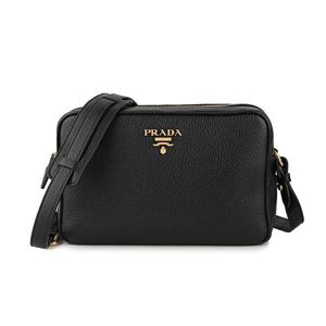 프라다 비텔로 피닉스 더블 지퍼 크로스바디백 블랙 1BH079 2E8K F0002